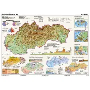 Učebnice - ostatné SR na tématických mapách (pre 8.ročník ZŠ) - A3 karta