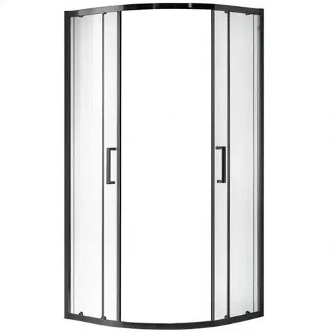 Sprchové kúty 80x80 Sprchový kút Aura 80x80x190 black
