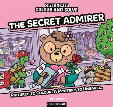 Nalepovačky, vystrihovačky, skladačky Colour and Solve: The Secret Admirer - Lucy Quinn