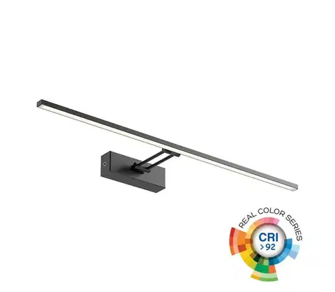 Svietidlá Redo 01-3463 - LED Obrazové svietidlo LINEAR LED/8W/230V 60,5 cm CRI 92 čierna 01-3463