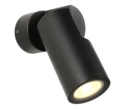 Svietidlá Zuma Line SJ14401 - Vonkajšie nást. svietidlo NOCTURNE 1xGU10/35W/230V IP65 čierna SJ14401