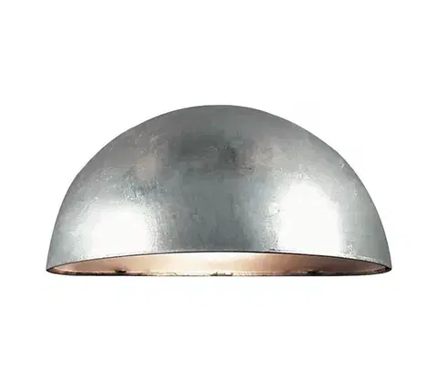 Svietidlá Nordlux - Vonkajšie nástenné svietidlo SCORPIUS 1xE14/40W/230V IP33 strieborná 21651031