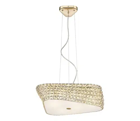 Svietidlá Zuma Line P0286-06M-F7AC - Závesný luster na lanku BABYLON 6xG9/42W/230V zlatý P0286-06M-F7AC