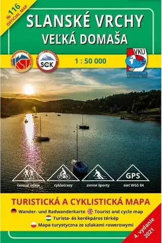 Turistika, skaly Slanské vrchy - Veľká Domaša - TM 116 - 1:50 000, 4. vydanie - Kolektív autorov