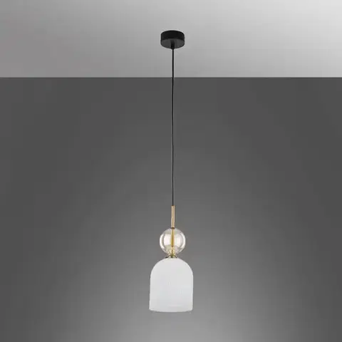 Lampy do obývačky Luster SOPHIA COGNAC 11020 WHITE LW1