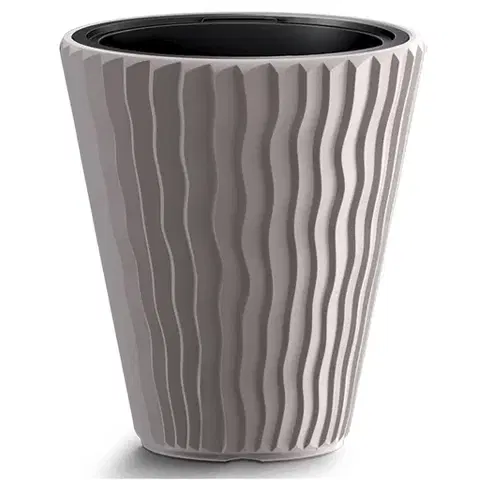 Kvetináče a truhlíky NABBI DBSP400 plastový kvetináč 39 cm mocca