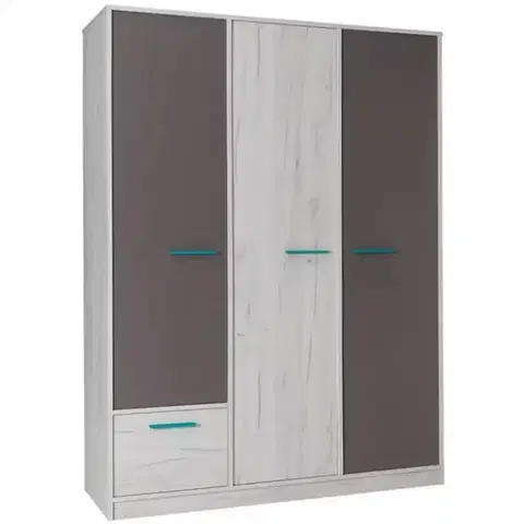Šatníkové skrine Skriňa Rest R03 145 cm