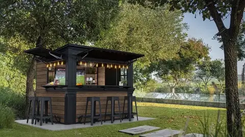Zahradné domčeky Záhradný domček DECO BAR DUO Keter