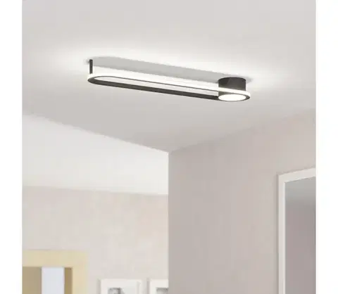 Svietidlá Eglo 902151-LED Stropné svietidlo COLLECORVINO LED/24W/230V 2700/4000/6500K čierna 902151
