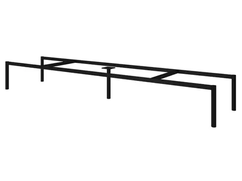 TV stolíky CAMA MEBLE Abeto / Pafos / Slide kovový rám 144 cm čierna