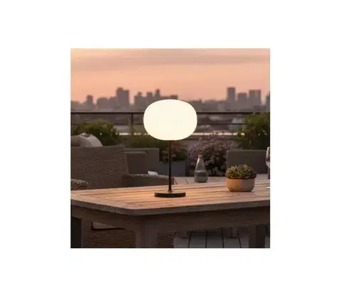 Lampy  LED stmievateľná nabíjateľná vonkajšia stolová lampa VENEZIA LED/2W/5V 2700K IP54 4000 mAh čierna 001436