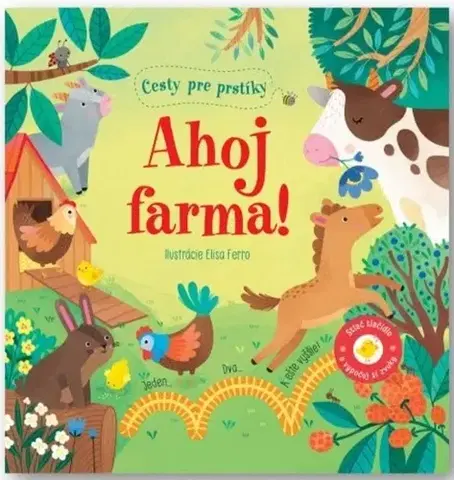 Leporelá, krabičky, puzzle knihy Cesty pre prstíky - Ahoj farma!