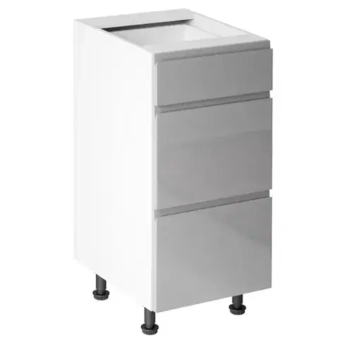 Kuchynské skrinky stojace Kuchynská Skrinka Gardena D40s3 Grey