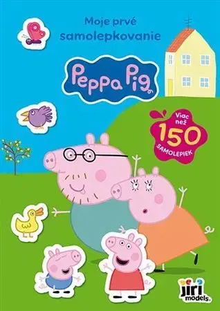 Nalepovačky, vystrihovačky, skladačky Moje prvé samolepkovanie Prasiatko Peppa