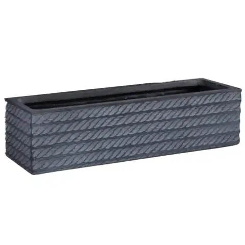 Záhrada Kvetináč LT24674-3S 58x15x15 P71C čierny