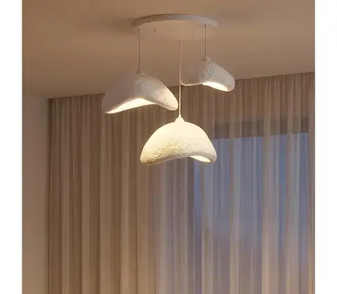 Svietidlá BRILAGI - Závesný luster WABI SABI na lanku 3xE27/40W/230V pr. 82 cm biely 739SBR1124