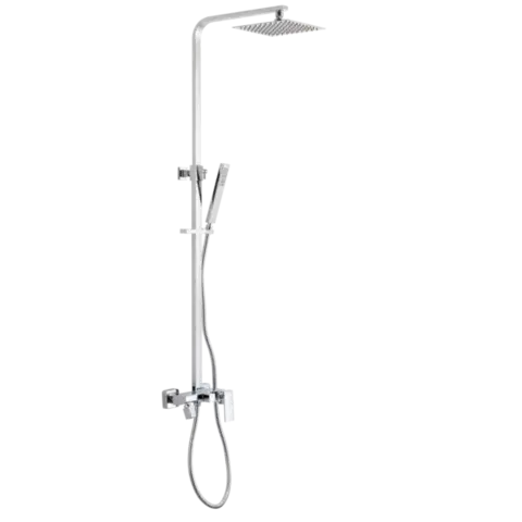 Sprchy a sprchové panely INVENA - Dažďová sprcha s batériou sprchovou paros trend chróm; AU-33-B01-C