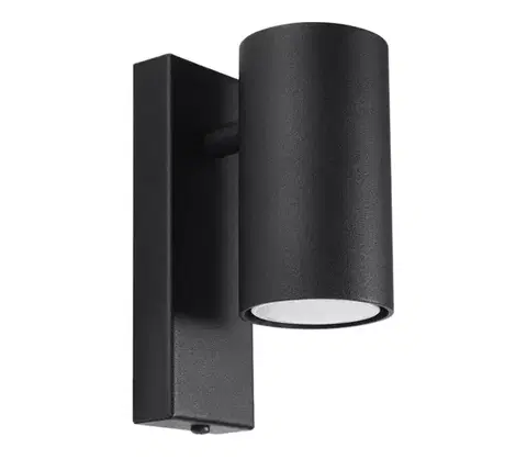 Svietidlá  SL.1077 - Nástenné svietidlo UTTI 1xGU10/40W/230V čierna SL.1077