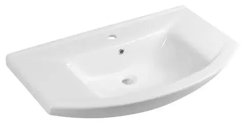 Umývadlá AQUALINE - ZERO 86 keramické umývadlo nábytkové 86x50cm, biela 6085