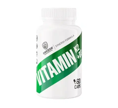 Vitamín K Vitamin K2 + D3 - Swedish Supplements 60 kaps.