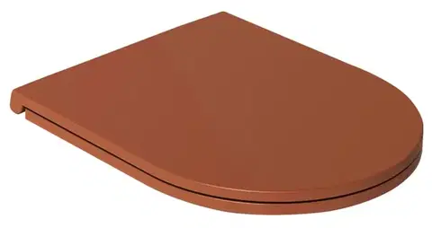 Záchody ISVEA - INFINITY WC sedátko SLIM, Soft Close, Easy Take, terracotta 40KF0548I-S