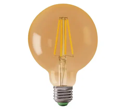 LED osvetlenie  LED Žiarovka LEDSTAR AMBER G80 E27/8W/230V 2200K ZL-FG8008-22