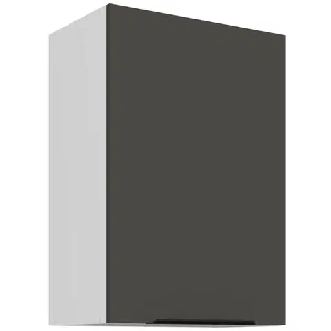 Kuchynské skrinky visiace Kuchynská skrinka Aria-Gr/Wh Anti Fingerprint 50g-72 1f