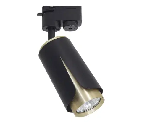 Svietidlá  Bodové svietidlo do lištového systému FLOWER 1xGU10/8W/230V čierna ML0263