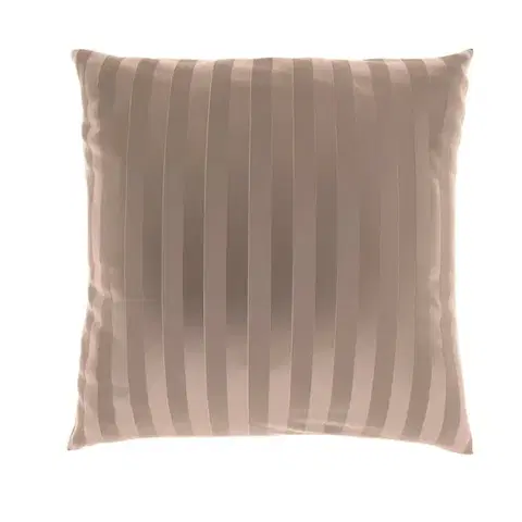 Obliečky Kvalitex Obliečka na vankúšik Stripe béžová, 40 x 40 cm