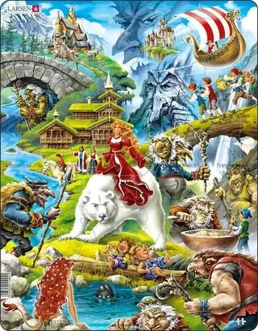LARSEN puzzle Larsen Puzzle Puzzle Rozprávky Larsen US23-ZZ