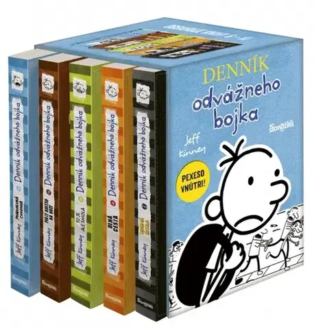 Dobrodružstvo, napätie, western Denník odvážneho bojka box 6 – 10 - Jeff Kinney