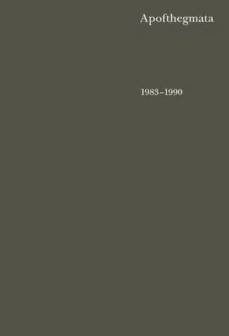 Náboženstvo Apofthegmata 1983–1990 - Jeroným Otec