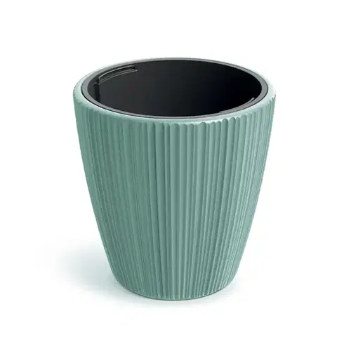 Kvetináče a truhlíky DBOR240-623U plastový kvetináč 23,9 cm šalviová