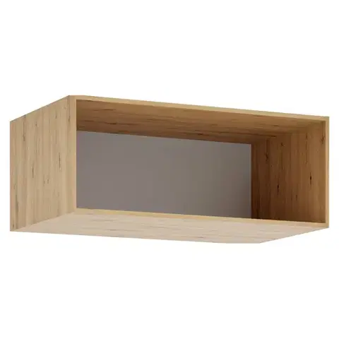 Šatníkové skrine KONDELA Kreo 100 korpus nadstavca dub artisan