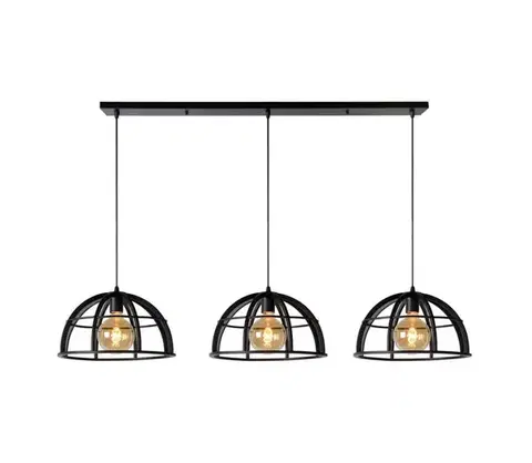 Svietidlá Lucide 76464/03/30 - Luster na lanku DIKRA 3xE27/60W/230V 76464/03/30