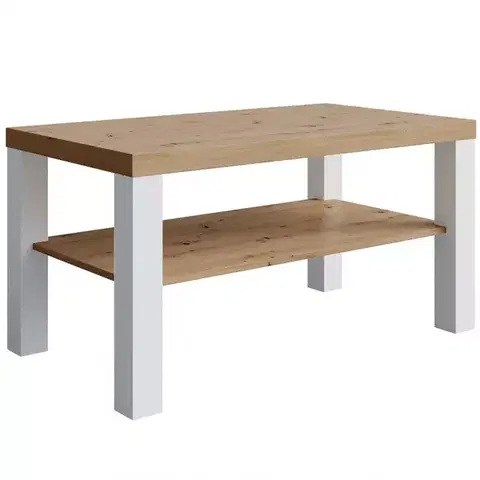 Konferenčné stolíky v podkrovnom štýle Konferenčný Stolík Olaf XII Artisan/Biely