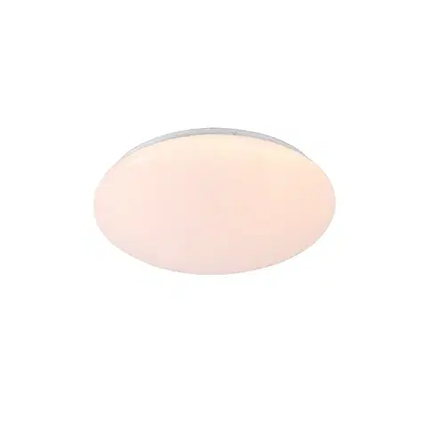 Stropné osvetlenie Stropné svietidlo biele 33 cm vrátane LED a stmievača s diaľkovým ovládaním - Iene
