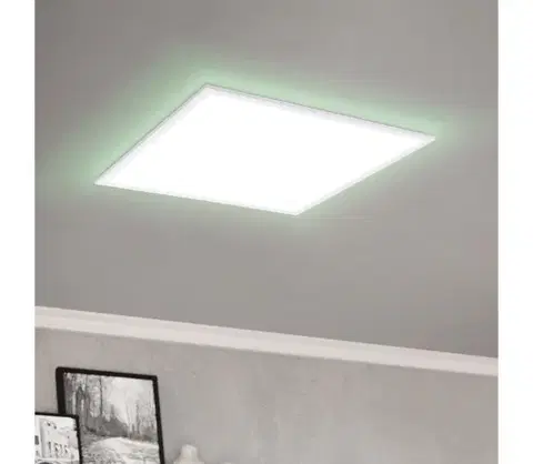 Svietidlá Eglo 98766-LED RGBW Stmievateľné svietidlo SALOBRENA-B LED/32,5W/230V 60x60 cm +DO 98766