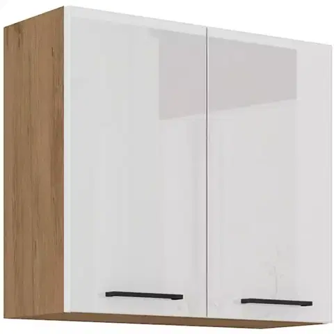Kuchynské skrinky visiace Skrinka do kuchyne Vigo biela 80G-2F