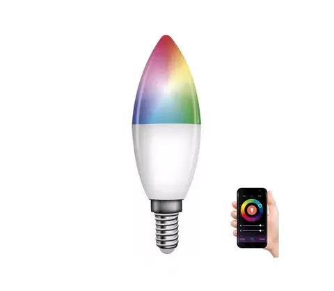 Žiarovky  LED RGB Stmievateľná žiarovka GoSmart E14/4,8W/230V 2700-6500K Wi-Fi Tuya ZQW322R