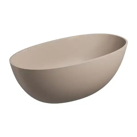 Vane OMNIRES - SHELL M+ Voľne stojaca vaňa, 148 x 75 cm, béžová mat SHELL148WWDB