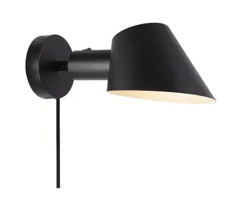 Svietidlá DFTP by Nordlux - Nástenné svietidlo STAY 1xE27/60W/230V čierne 2220381003