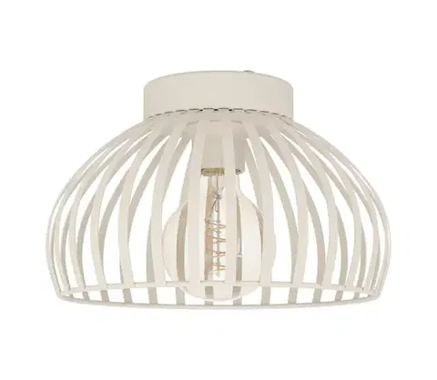 Svietidlá Eglo 901746 - Stropné svietidlo MOGANO 1xE27/40W/230V pr. 28 cm krémová 901746