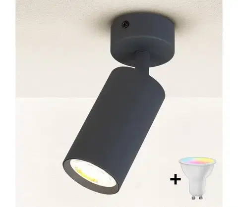 Svietidlá BRILAGI - LED stmievateľné bodové svietidlo SELE 1xGU10/4,8W/230V antracitové BG1630+AI2382