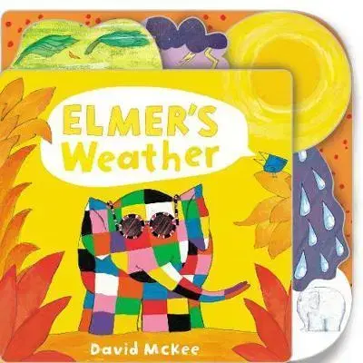 Leporelá, krabičky, puzzle knihy Elmer's Weather - Tabbed Board Book - David McKee