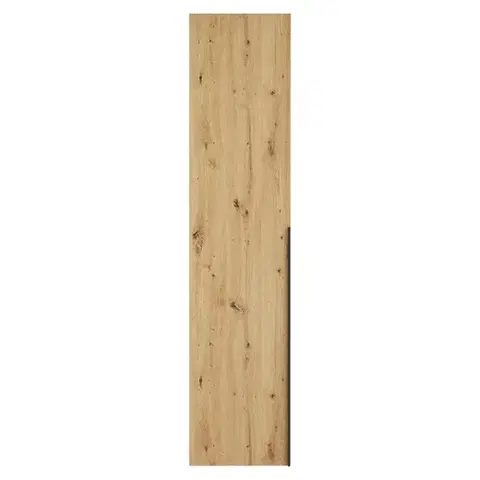 Šatníkové skrine KONDELA Kreo rohové nízke dvierka dub artisan