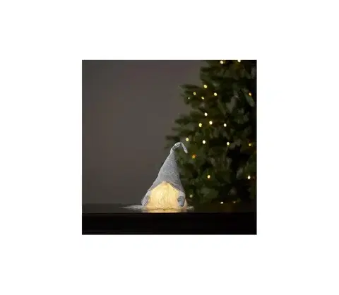 Vianočné dekorácie Eglo 411469 - LED Vianočná dekorácia JOYLIGHT LED/0,06W/3xAG13 sivá 991-69