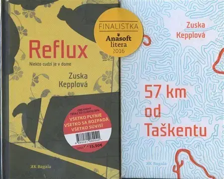 Novely, poviedky, antológie Kniha Sada 2x Kepplová - Všetko plynie všetko sa rozpadá všetko súvisí - Zuska Kepplová