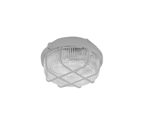 Svietidlá  SKP-100/S - Vonkajšie stropné svietidlo KRUH 1xE27/100W/230V