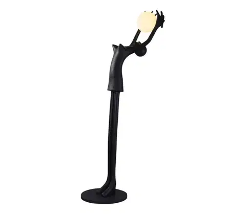 Lampy  08812XL - Stojacia lampa SILUETTE 1xE27/25W/230V 210 cm Human Girl 08812XL
